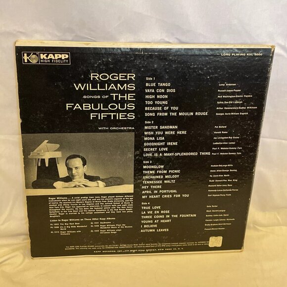 Songs Of The Fabulous Fifties (Vinyl, 1957, 2x LP) Kapp KXL 5000 Good+ Records - Picture 3 of 12